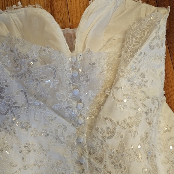 NWOT strapless mermaid bridal gown - Picture 7 of 10